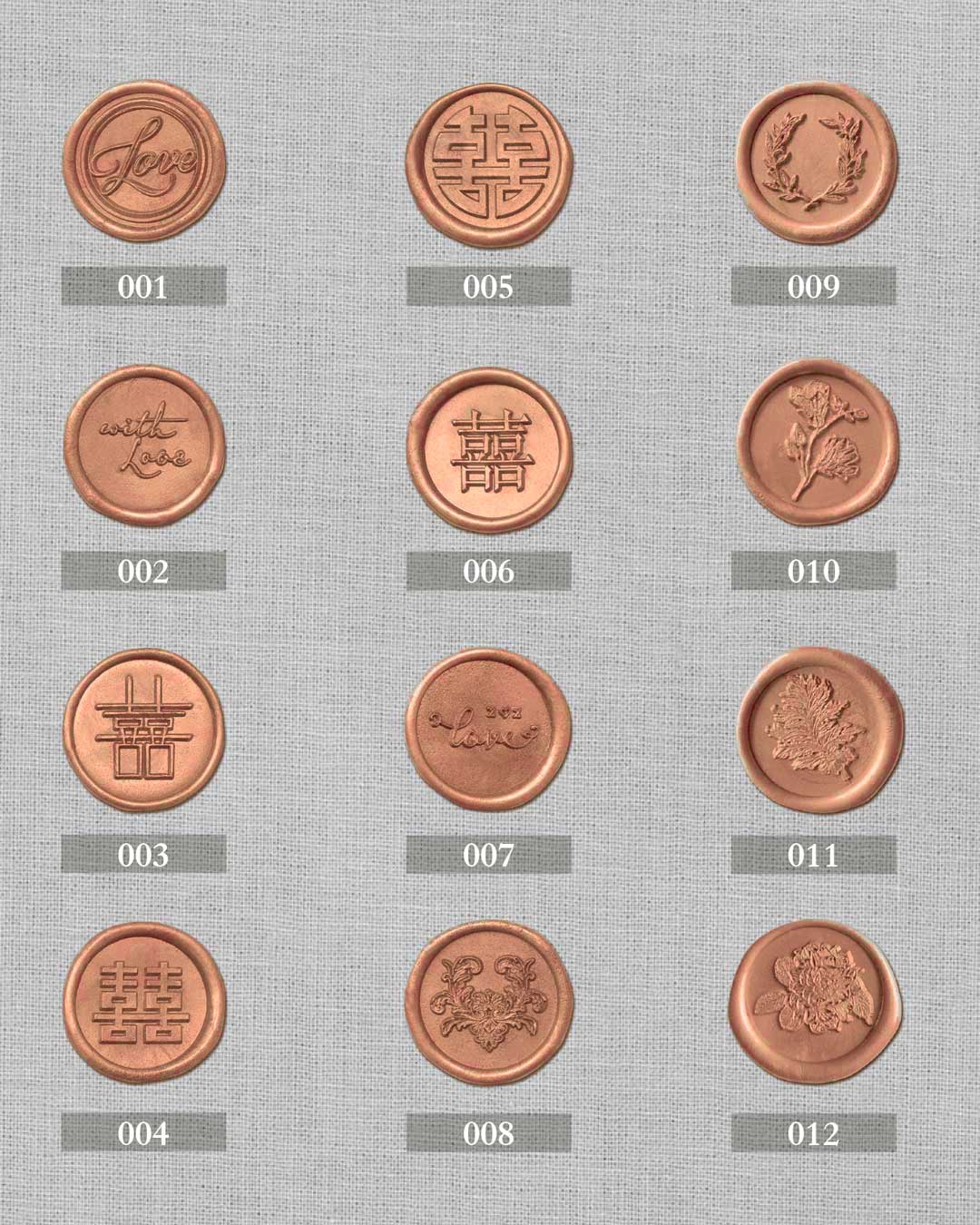 BRONZE WAX SEALS