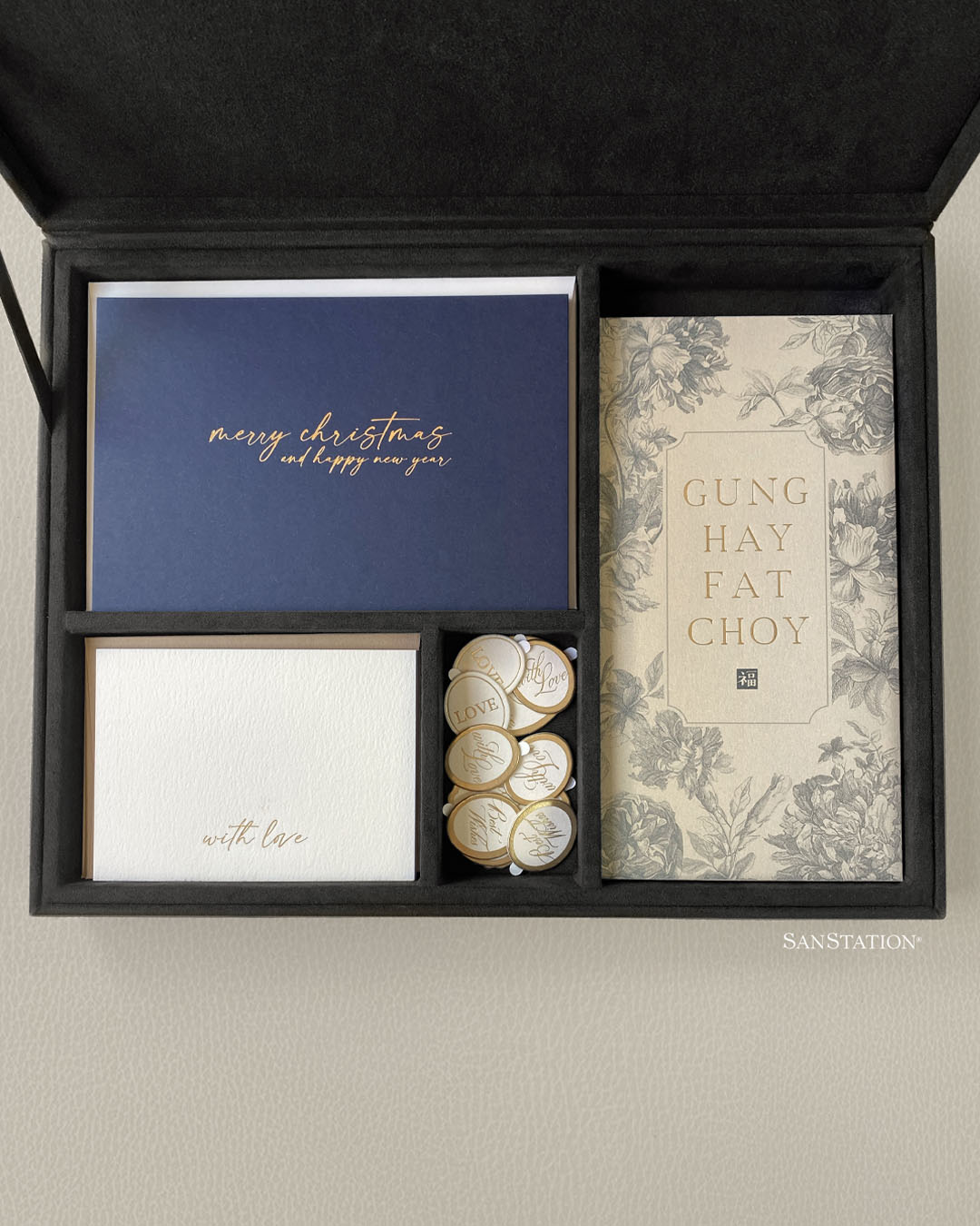 TOILE DE JOUY CHRISTMAS SET