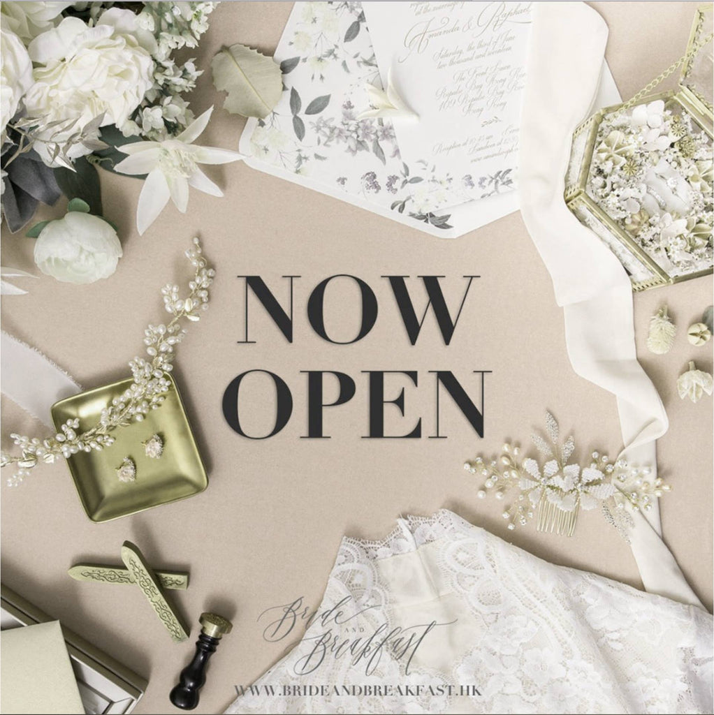 Our Bride and Breakfast online shop. Now Open!