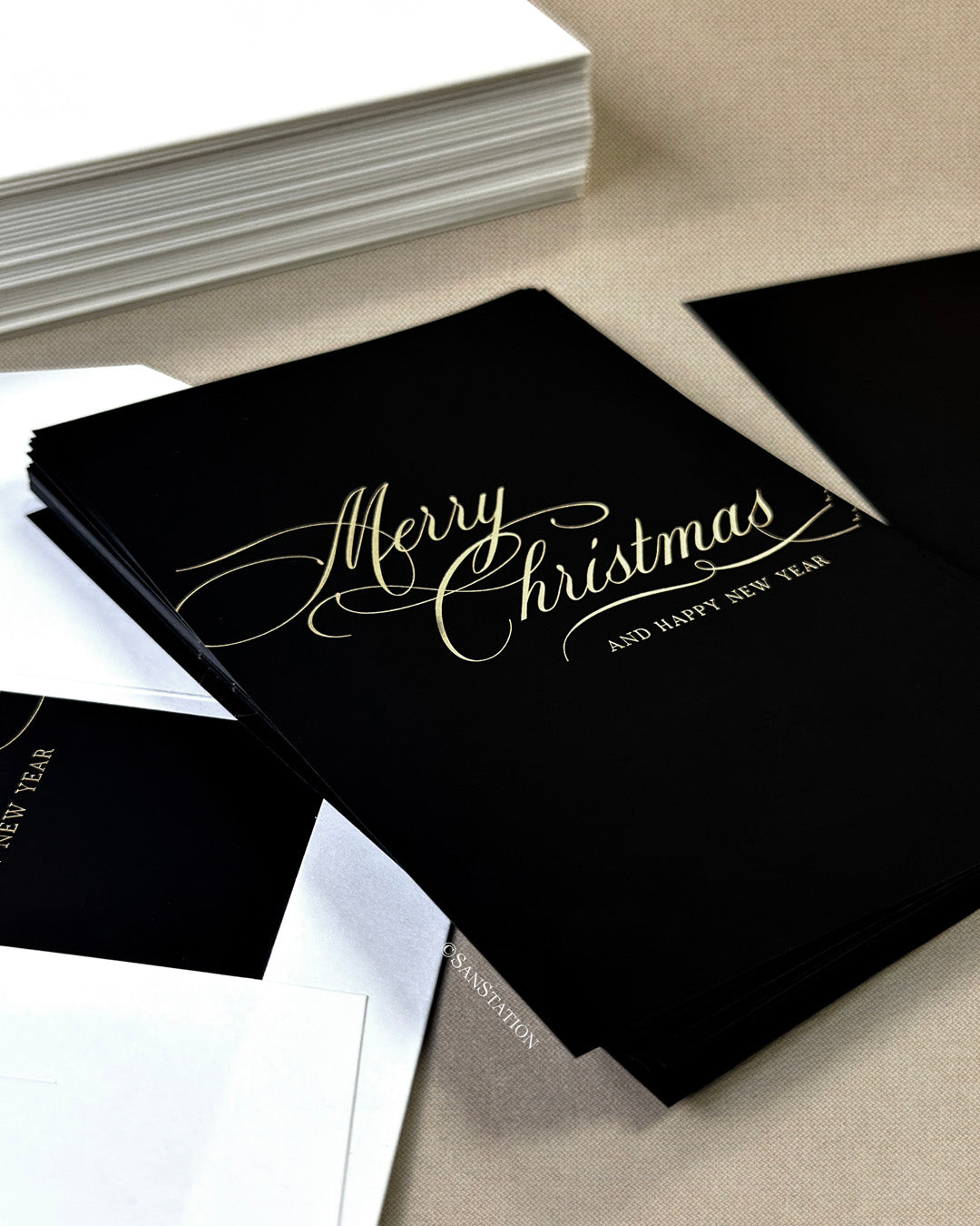 BLACK CHRISTMAS CARDS