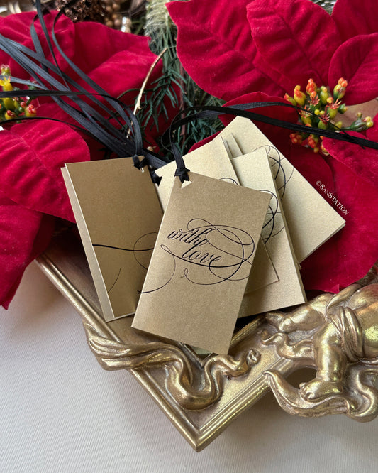 WITH LOVE GIFT TAGS