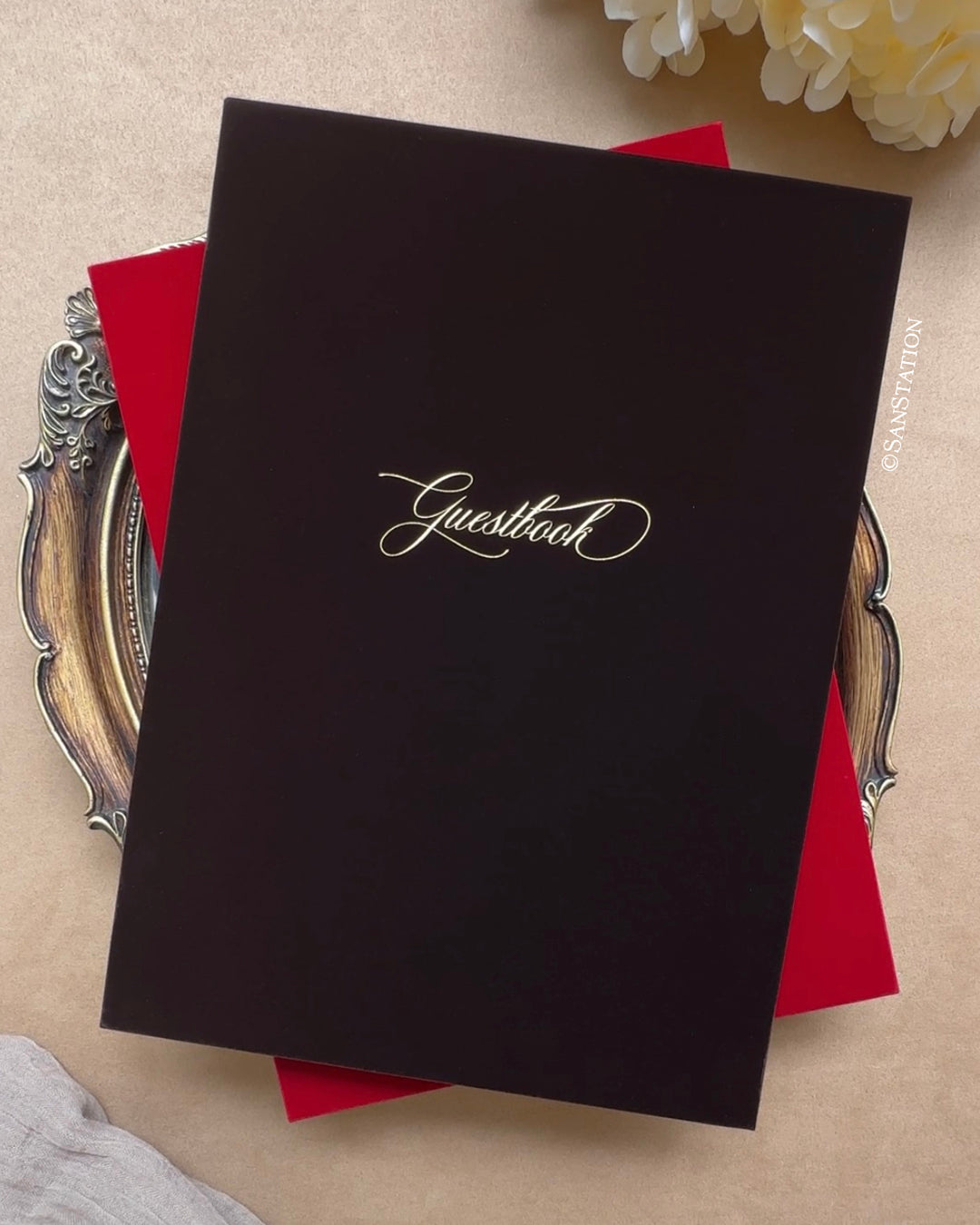 VELVET GUESTBOOK
