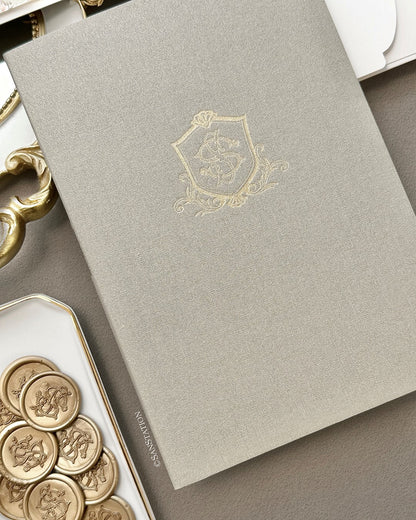 SHIMMER LINEN INVITATION