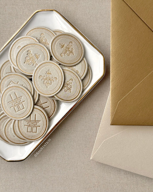金色印章