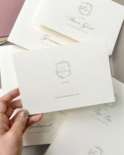 PERSONALIZED BRIDAL PARTY THANK YOU CARDS