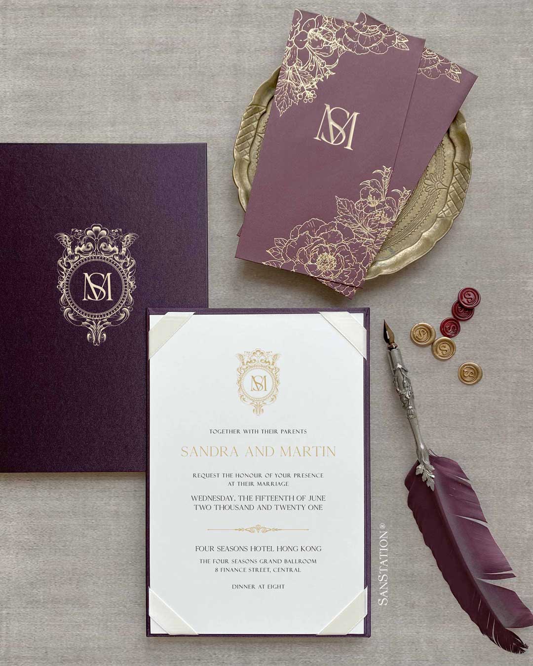 PREMIUM SATIN INVITATION