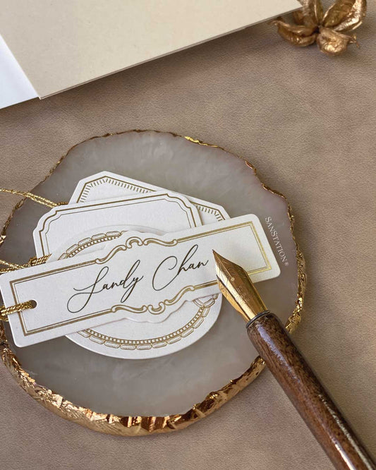 GOLD FRAME GIFT TAGS