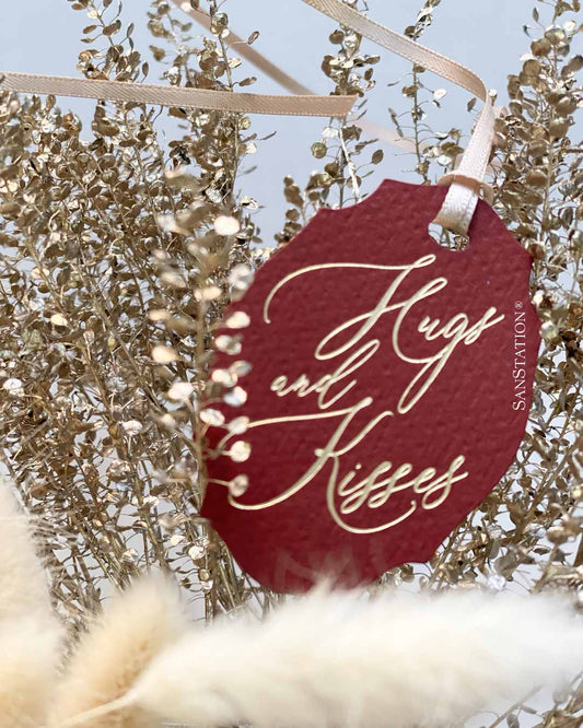 HUGS & KISSES GIFT TAGS